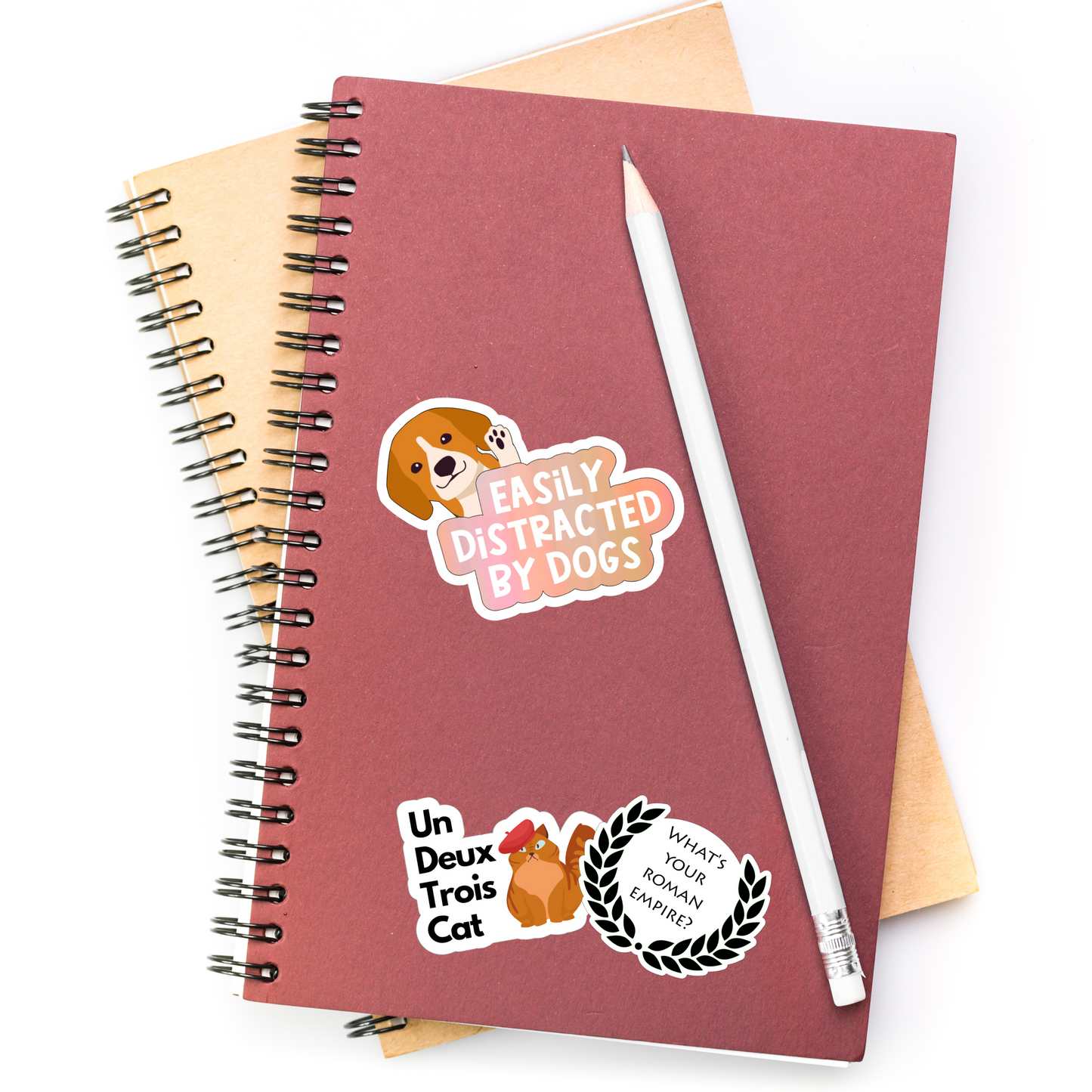 Easily Distracted by Dogs Die Cut Sticker