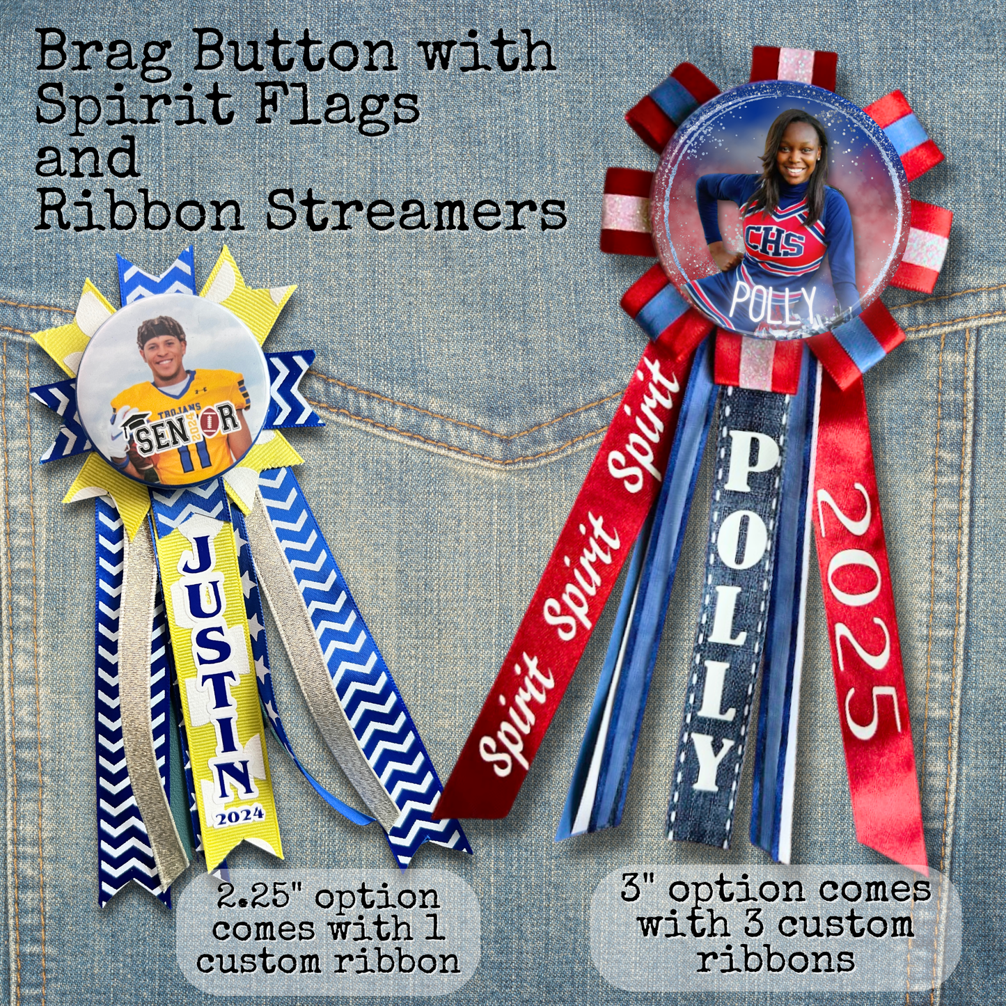 Brag Buttons! Great for Celebrating your Graduate or Team!