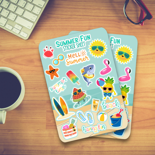 Summer Fun Sticker Sheet