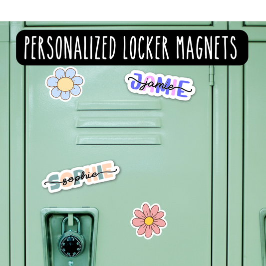 Personalized Locker Magnets