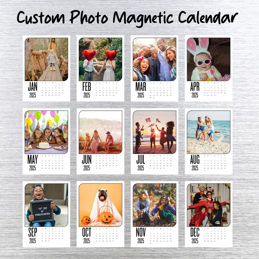 Personalized Magnetic Photo Calendars: Capture Your Year in Memories