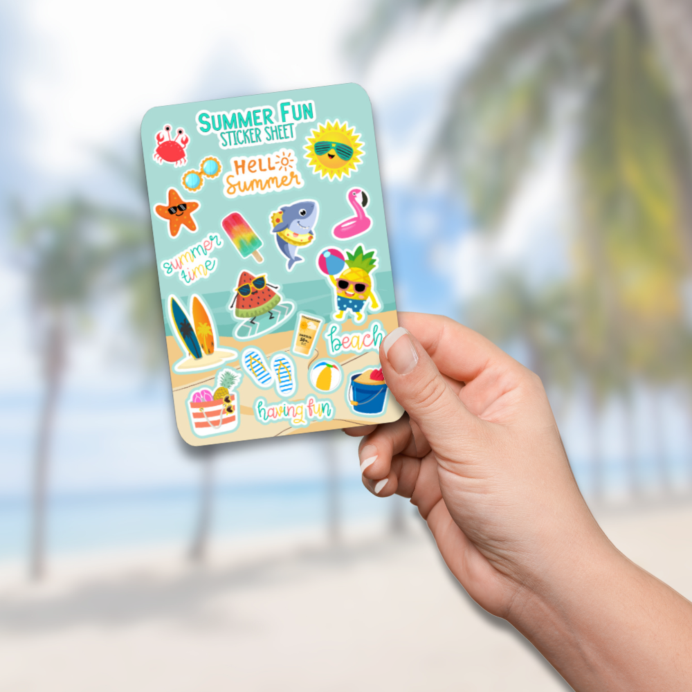 Summer Fun Sticker Sheet