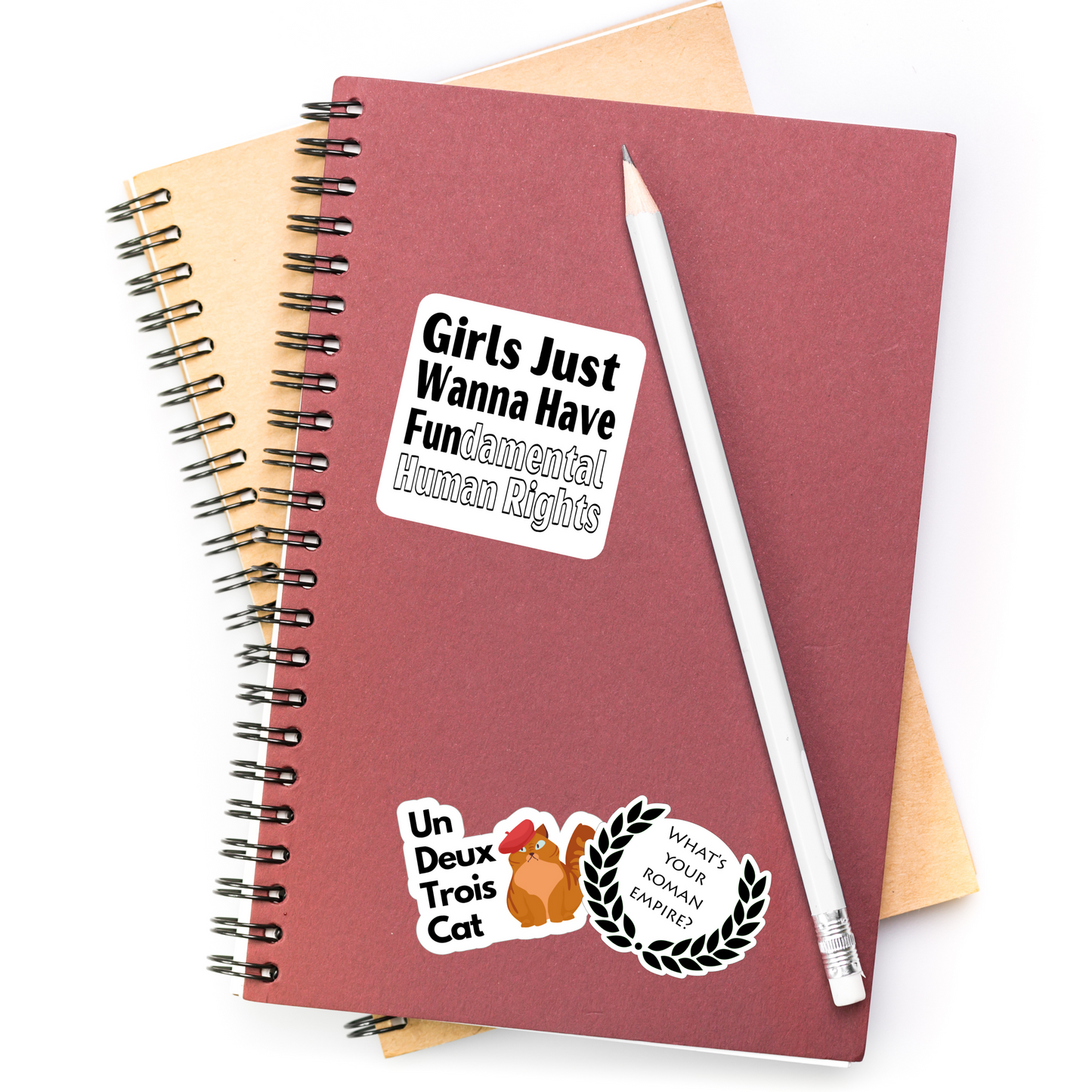 Girls Just Want to Have FUNdamental Human Rights Die Cut Sticker