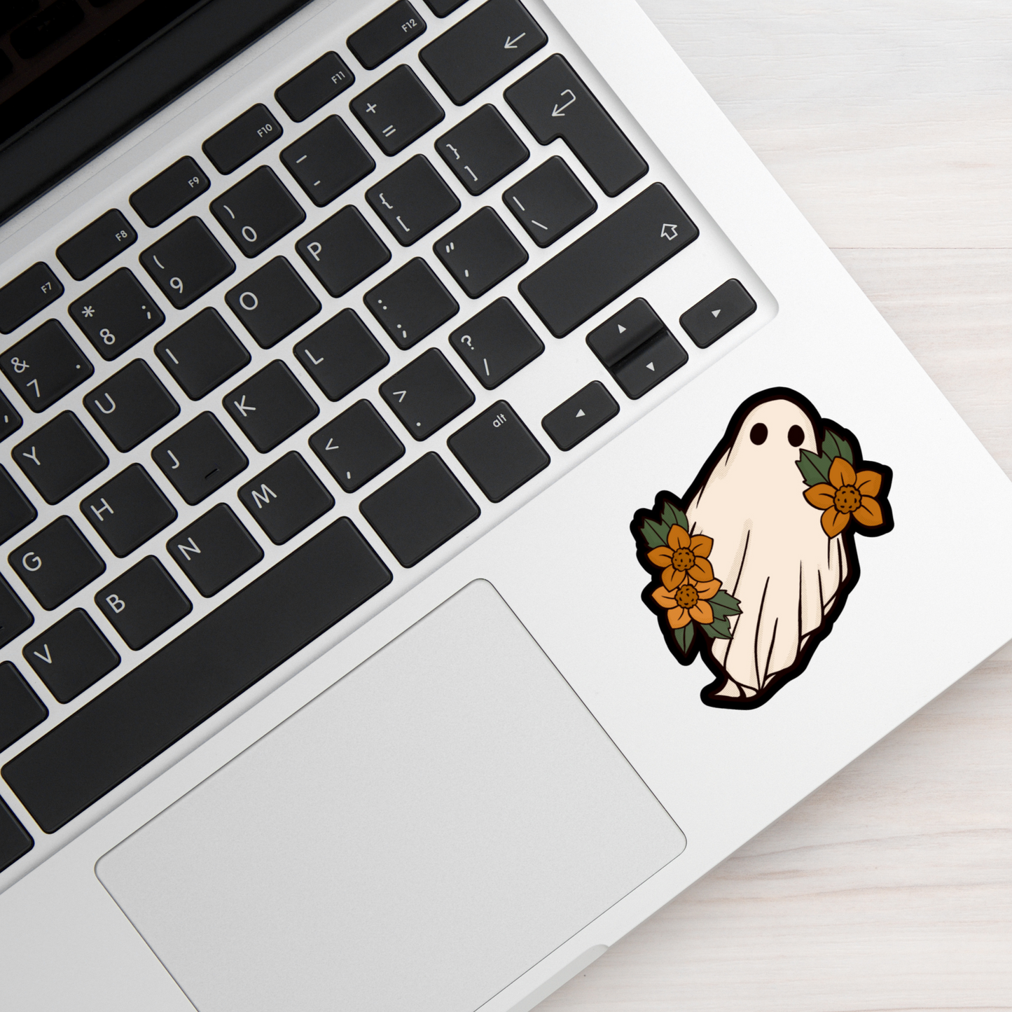 Boho Ghost Die Cut Sticker