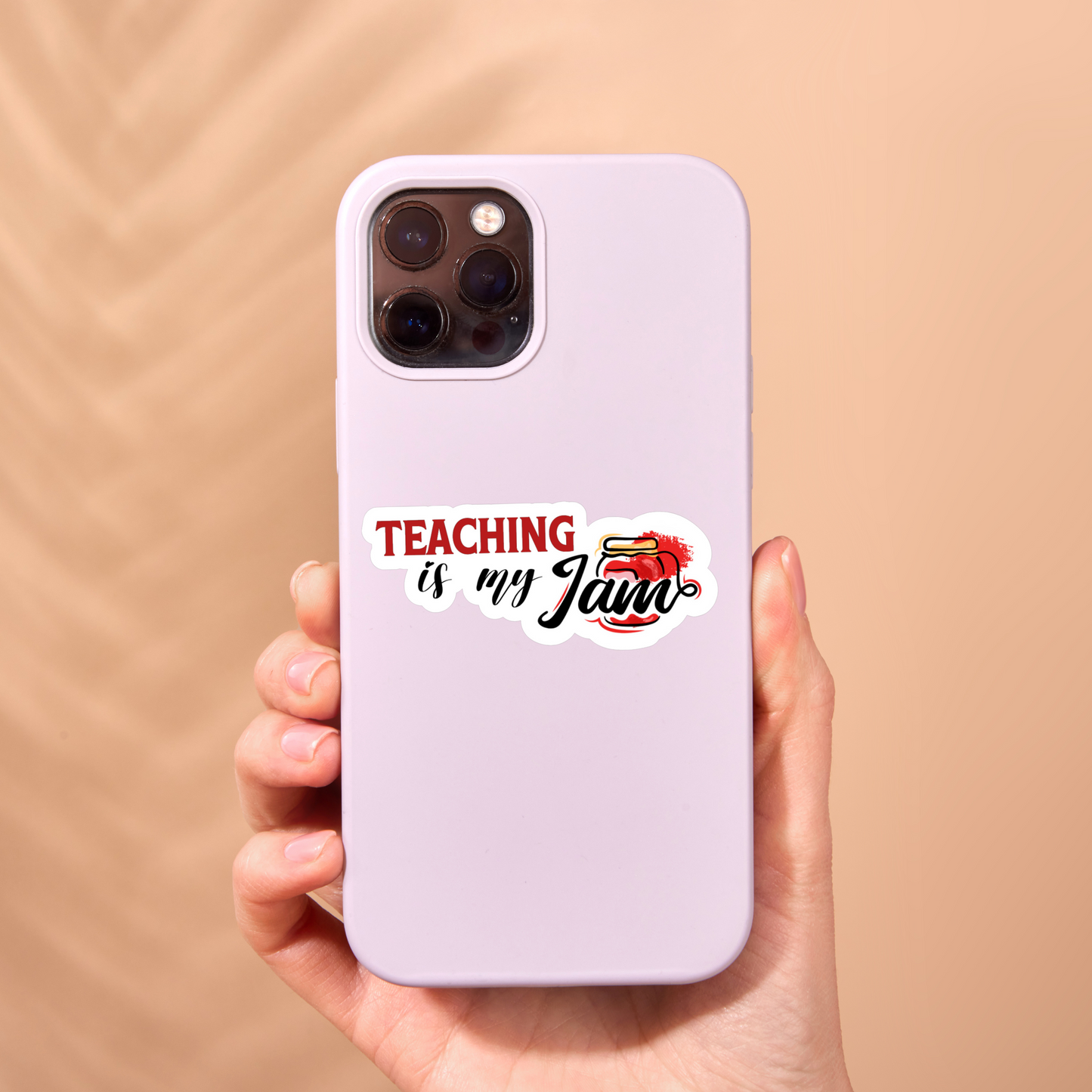 Teaching is My Jam Die Cut Sticker