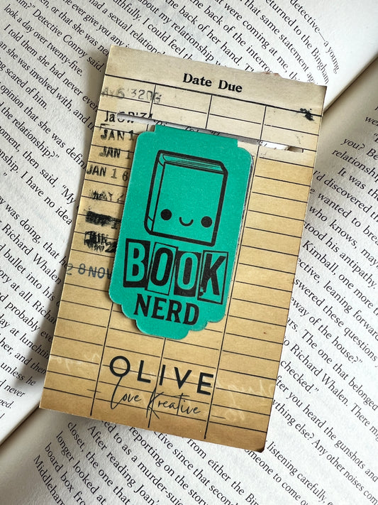 Book Nerd: Magnetic Bookmark