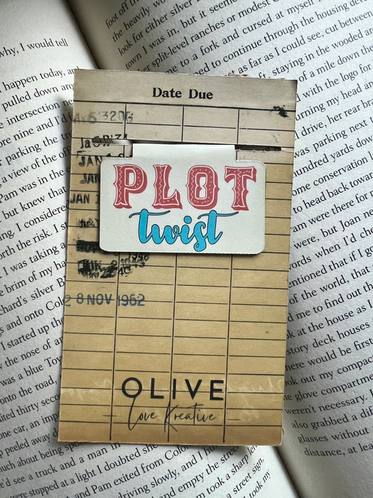 Plot Twist: Magnetic Bookmark