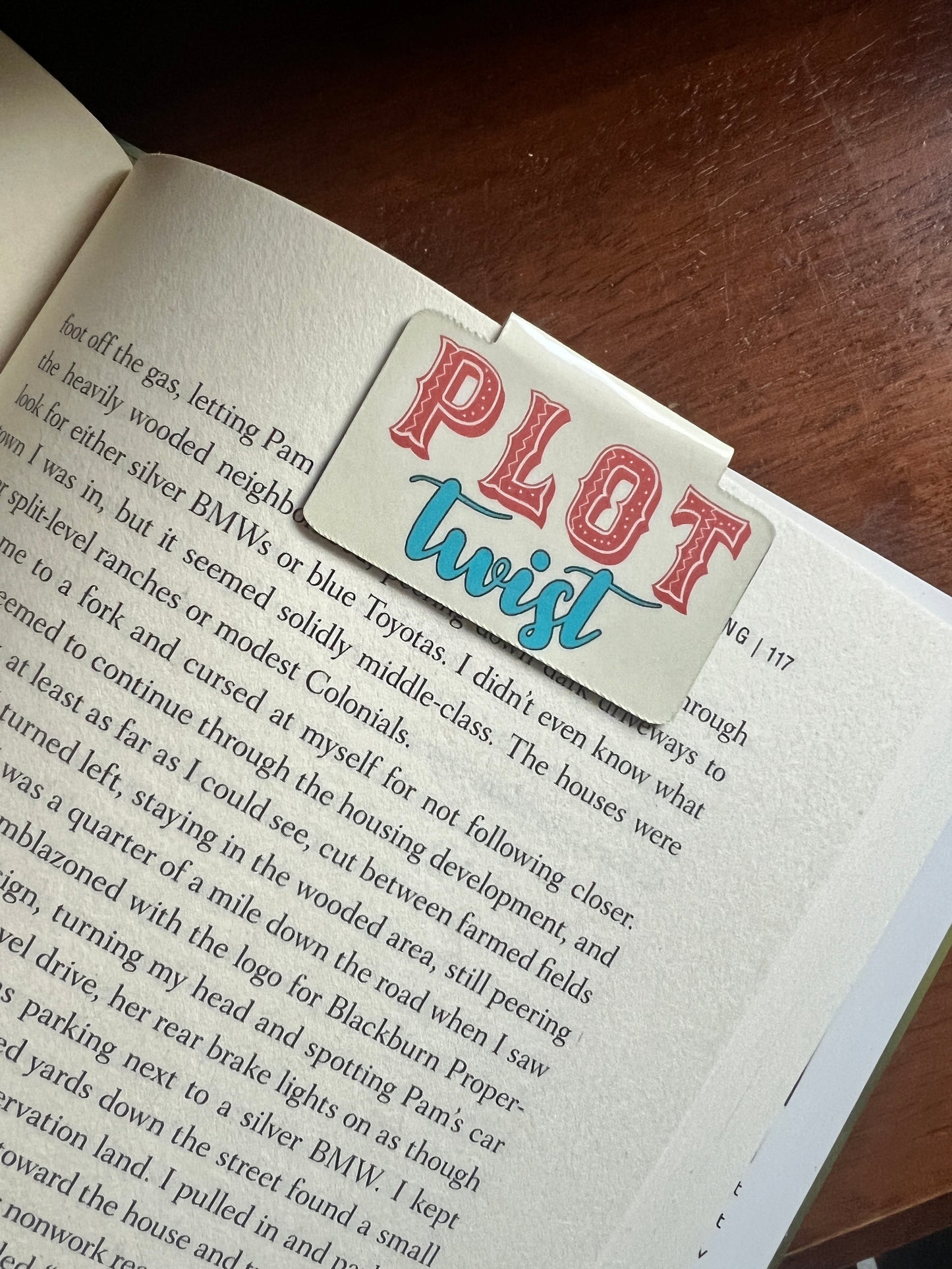 Plot Twist: Magnetic Bookmark